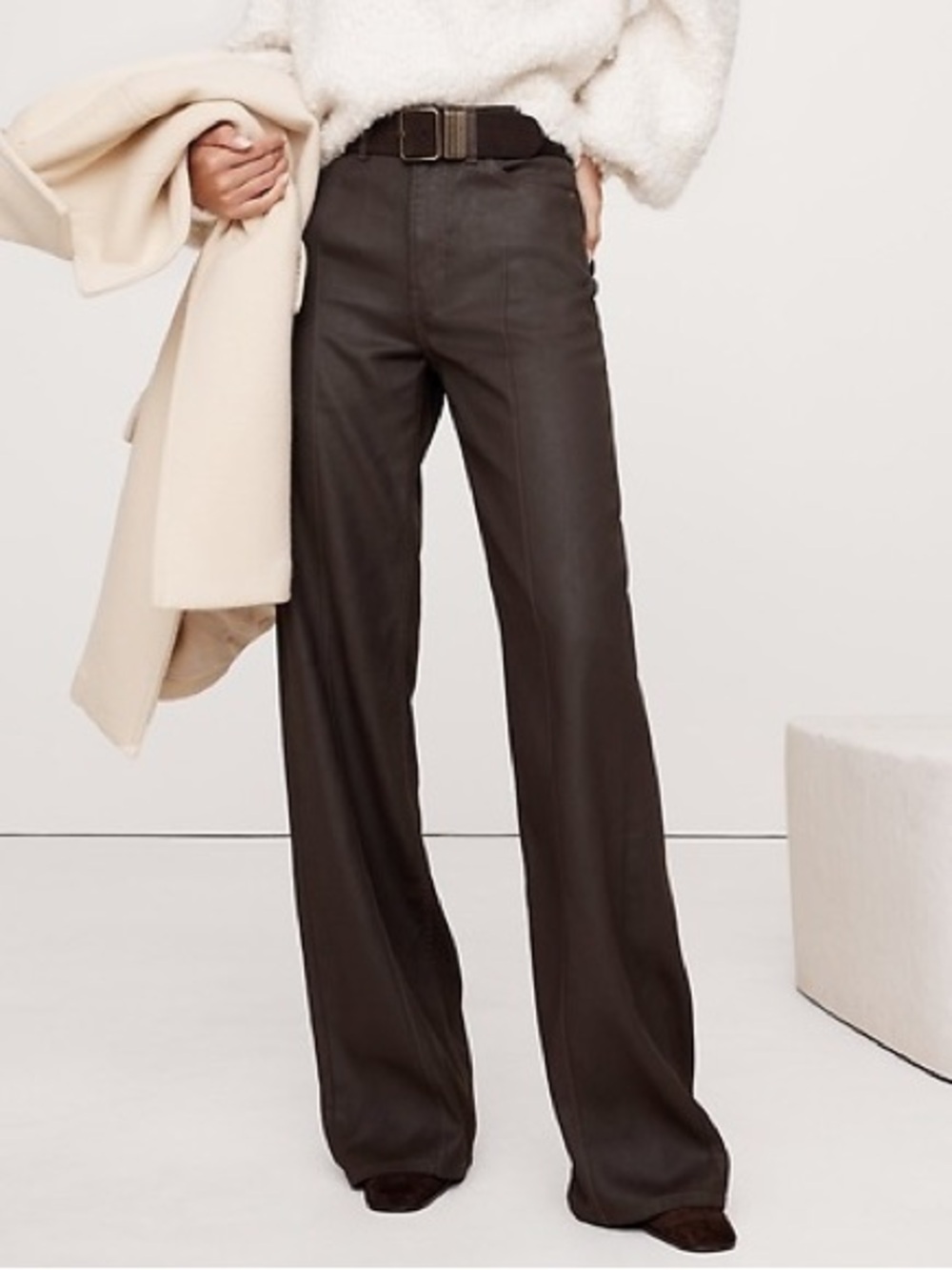 Coated Pintuck Jean - Tall